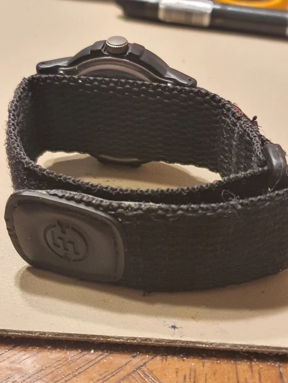10/$20 Timex Indiglo Expedition Black Nylon Men's Field Watch w/Date